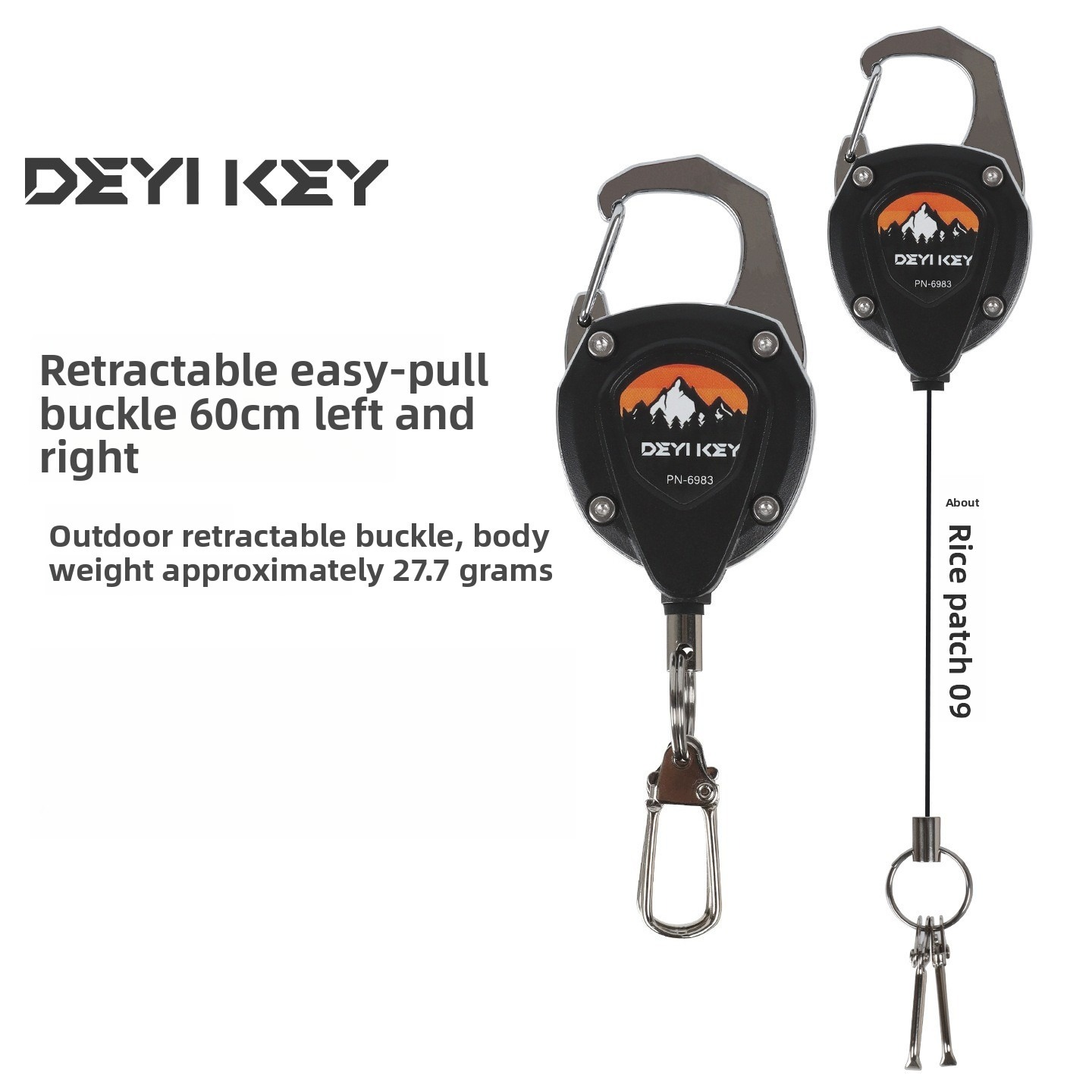 Retractable Keychain Heavy Dut - đánh giá và giá Fly Reel