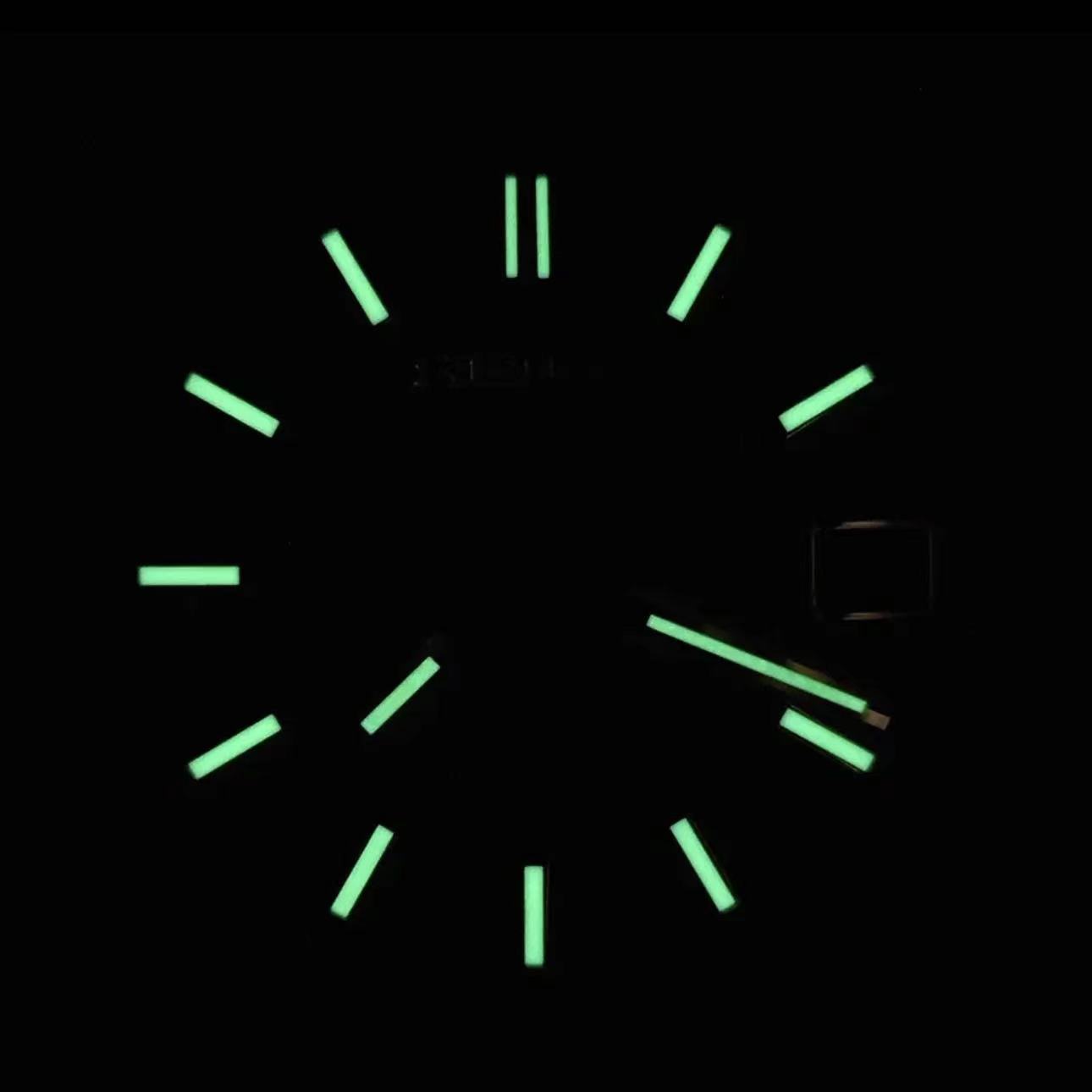 NH35 S Logo Date Green 28.5mm  - đánh giá và giá Reel Case